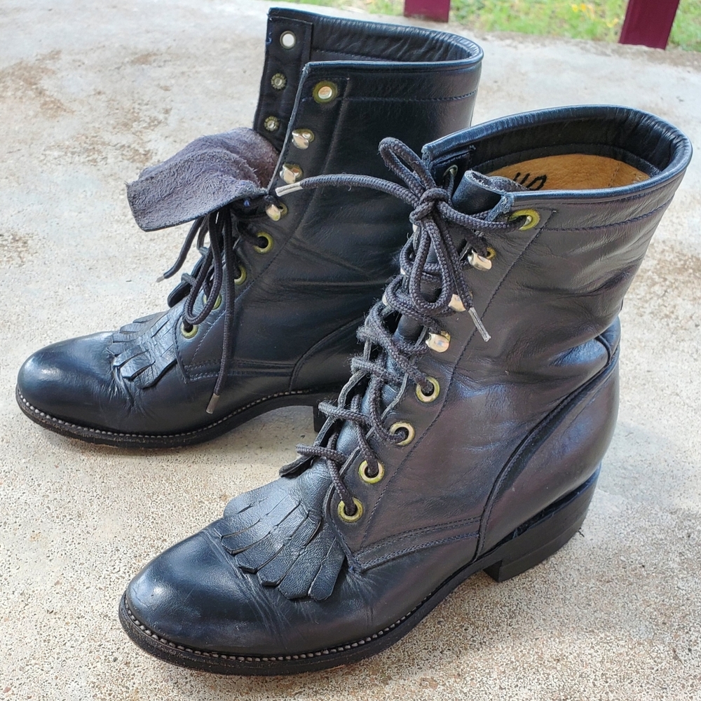 Larry Mahan kiltie boots